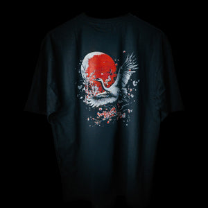 ETEWIAN BLACK WINGS OF SERENITY T-SHIRT