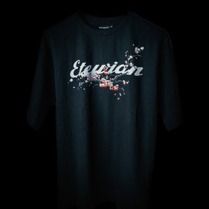ETEWIAN BLACK WINGS OF SERENITY T-SHIRT