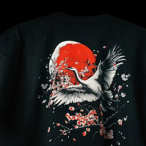 ETEWIAN BLACK WINGS OF SERENITY T-SHIRT