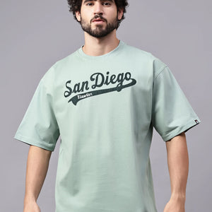 Etewian Light Green San Diego Oversized T-shirt - Etewian 