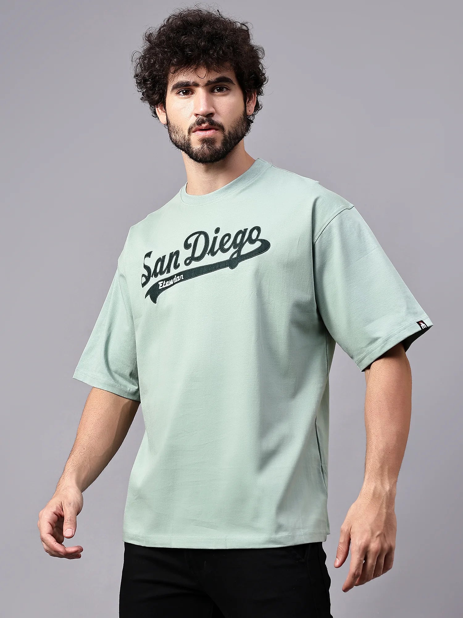 Etewian Mint Green San Diego Oversized T-shirt