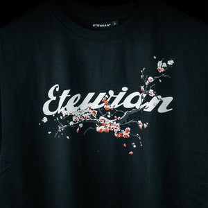 ETEWIAN BLACK WINGS OF SERENITY T-SHIRT