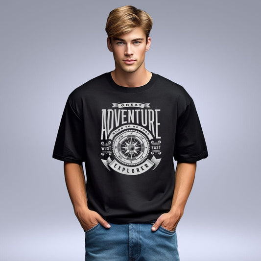 Adventure Print Oversized T-Shirt